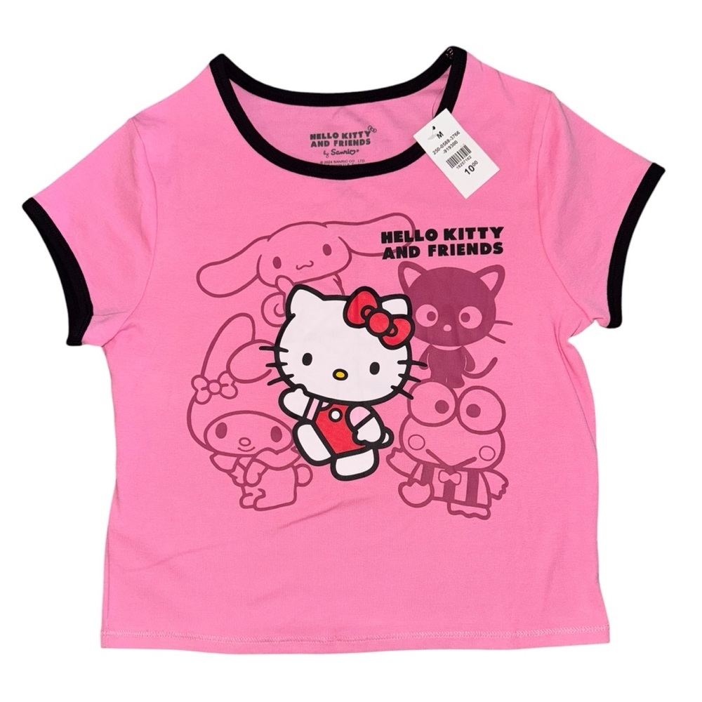 NWT Hello Kitty Sanrio Pink T-Shirt, Medium